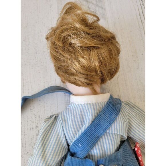 Design debut porcelain doll little boy blue collectible - Picture 11 of 13